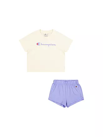 CHAMPION | Ensemble fille 2 pièces T-shirt et short | beige